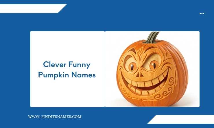Clever Funny Pumpkin Names