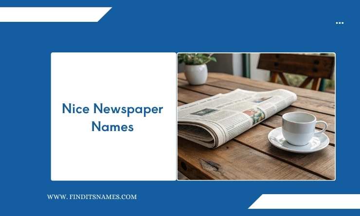 Nice Newspaper Names