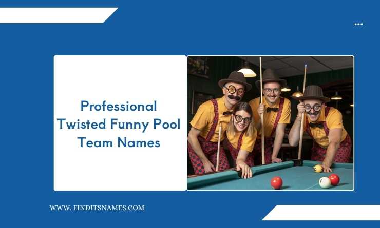 Professional Twisted Funny Pool Team Names