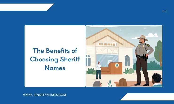 The Benefits of Choosing Sheriff Names