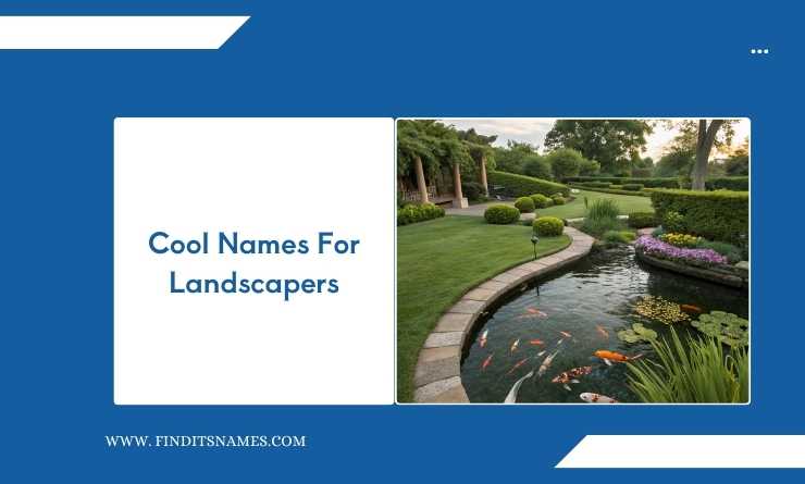 Cool Names For Landscapers