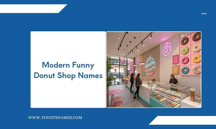 Modern Funny Donut Shop Names