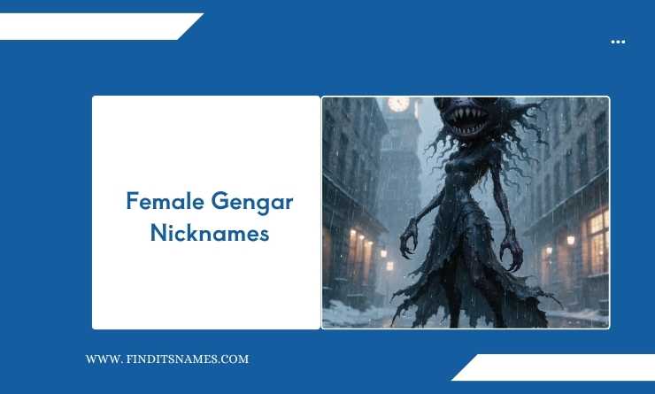 Female Gengar Nicknames