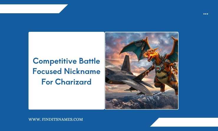 Competitive Battle Focused Nickname For Charizard