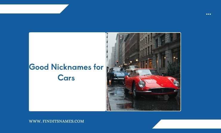 Good Nicknames for Cars