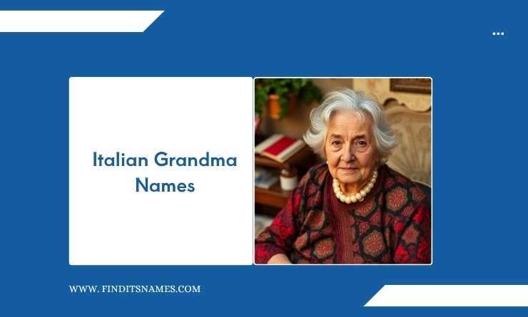 Italian Grandma Names