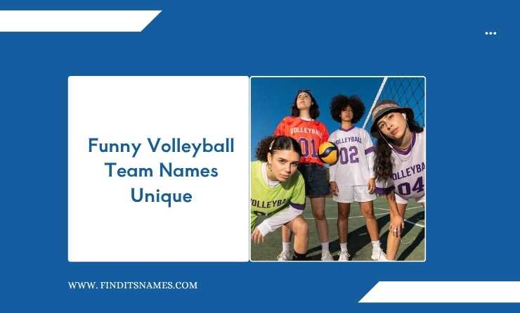 Funny Volleyball Team Names Unique