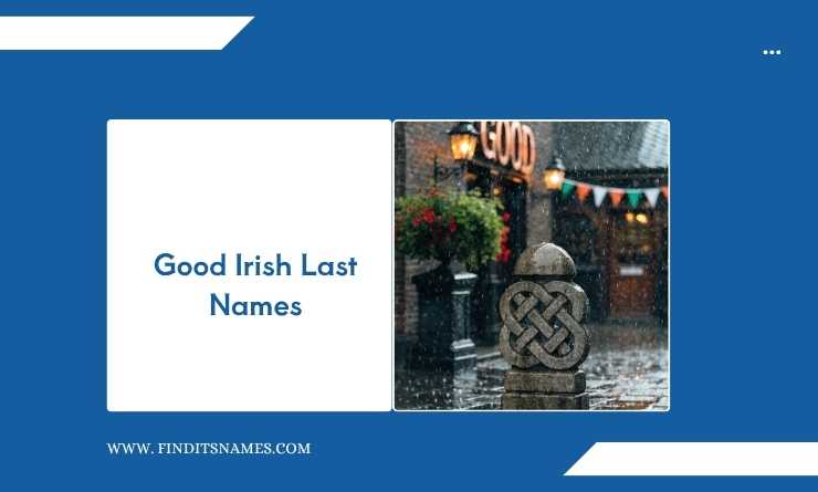 Good Irish Last Names