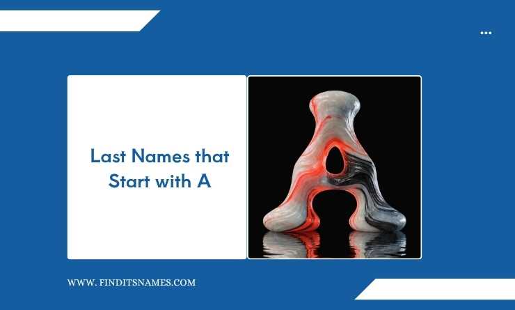 Last Names that Start with A