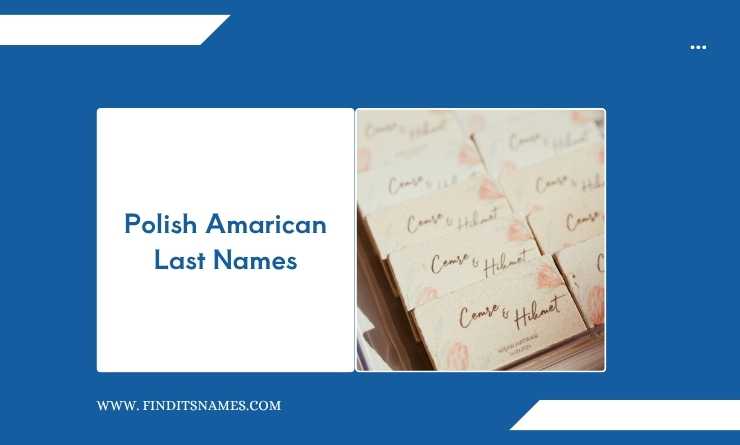 Polish Amarican Last Names
