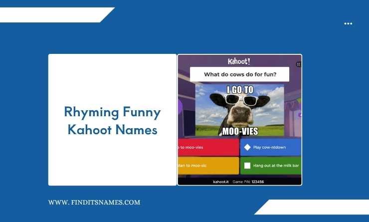 Rhyming Funny Kahoot Names